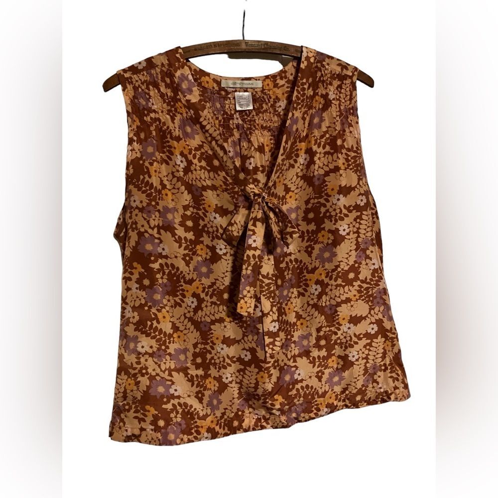 Cote Femme Silk Shirt Size 12